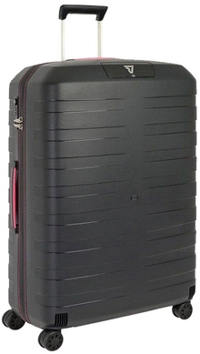 Чемодан из полипропилена на 4-х колесах Roncato BOX 5511 (большой), 551-3901-Черный с розовым