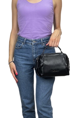 Женская сумка из натуральной телячьей кожи Tony Bellucci 0308-281 черная, Черный