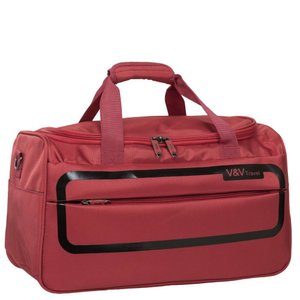 Дорожная сумка без колес V&V Travel Light & Motion СТ810-50 (малая), 810-Красный