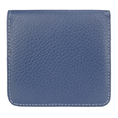 Малий гаманець Karya з натуральної шкіри 1106-093 світло-синього кольору