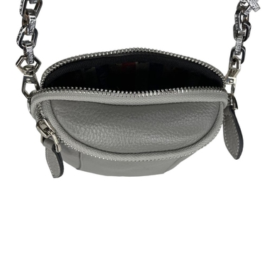 Женская вертикальная сумка Karya из натуральной кожи 2387-181 серого цвета, Серый