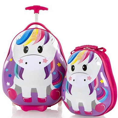 Набір дитячий Heys Travel Tots Unicorn 13030-3187-00 (валіза на 2 колесах + рюкзак ), Heys Travel Tots Unicorn