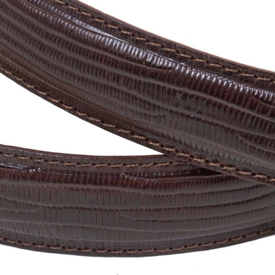 Ремінь класичний з натуральної шкіри Tony Perotti 411 Cinture коричневий