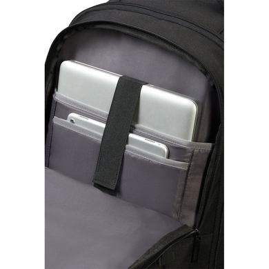 Рюкзак на 2-х колесах з відділенням для ноутбука до 15,6" American Tourister AT Work 33G*020 Black Reflect, Чорний