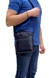 Чоловіча сумка Karya з натуральної шкіри 0823-44 темно-синього кольору