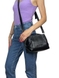Жіноча сумка з натуральної телячої шкіри Tony Bellucci 0308-281 чорна, Чорний