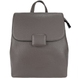 Кожаный рюкзак Karya внутри на два отдела KR6022-51 цвета таупе, Черный, Зернистая