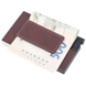 Шкіряна кредитница з затискачем для купюр з RFID Tony Perotti Nevada 3778 moro (коричнева), Натуральна шкіра, Гладка, Коричневий