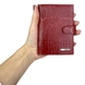 Шкіряна обкладинка Karya на автодокументи та паспорт KR443-074 червоного кольору, Червоний