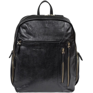Мужской рюкзак Tony Bellucci из натуральной телячьей кожи 5094 черный