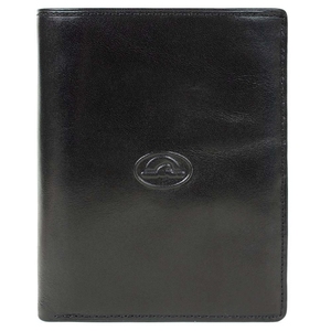 Вертикальное портмоне из натуральной кожи Tony Perotti 2310 Italico nero (черное), Черный