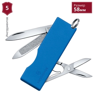 Складаний ніж-брелок мініатюрний Victorinox Tomo 0.6201.A2 (Синій)