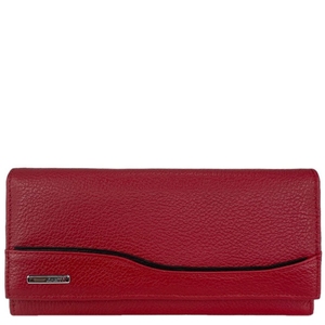 Жіночий гаманець Karya з натуральної шкіри KR1196-46/45 червоний усередині чорний