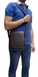 Мужская сумка Bond NON из натуральной телячьей кожи 1161-4 темно-коричневого цвета