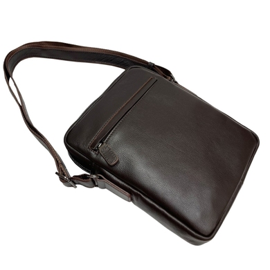 Мужская сумка Bond NON из натуральной телячьей кожи 1161-4 темно-коричневого цвета