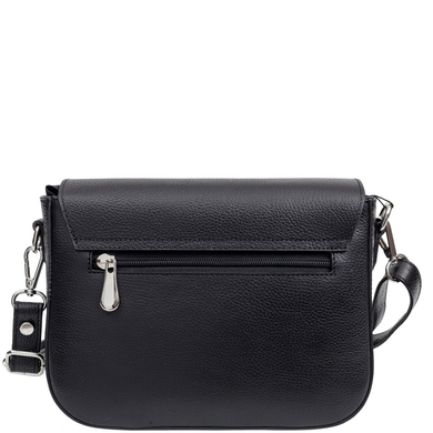 Жіноча сумка Karya з натуральної шкіри 5068-45 чорного кольору, Чорний