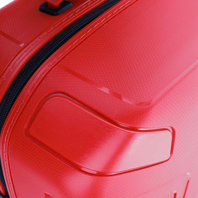 Чемодан пластиковый на 4-х колесах Roncato Ypsilon 5762 (средний) с расширением, Красный