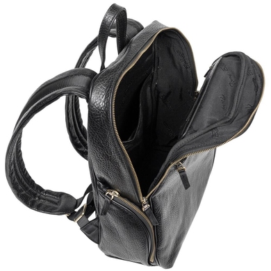 Мужской рюкзак Tony Bellucci из натуральной телячьей кожи 5094-893 черный