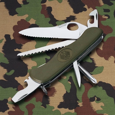 Складной нож Victorinox Military One Hand 0.8461.MW4DE (Хаки)