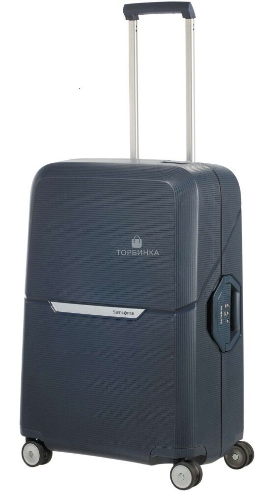 Чемодан пластиковый на защелках samsonite