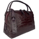 Женская кожаная сумка Karya малого размера KR2229-016 темно-бордового цвета, Темно-бордовый