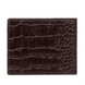Затискач для грошей Karya на магніті з натуральної шкіри 0903-57-1 темно-коричневого кольору, Темно-коричневий