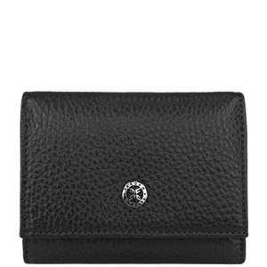 Шкіряний гаманець Tergan із зернистої шкіри TG5633 чорного кольору