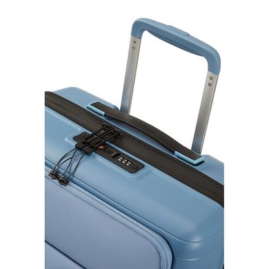 Чемодан American Tourister Hello Cabin с отделением для ноутбука до 15,6" из полипропилена на 4-х колесах MC4*001 Blue Heaven (малый), Голубой