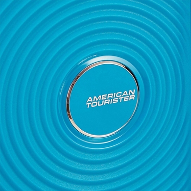 Валіза American Tourister Soundbox із поліпропілену на 4-х колесах 32G*002 Summer Blue (середня)