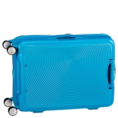 Чемодан American Tourister Soundbox из полипропилена на 4-х колесах 32G*002 Summer Blue (средний)