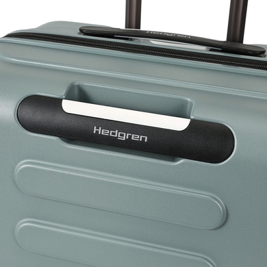 Валіза Hedgren Comby HS Grip M EX з полікарбонату Makrolon на 4-х колесах HCMBY01MEX/059-01 Grey Green (середня) Сіро-зелена