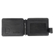 Шкіряне портмоне-кредитниця із затиском для грошей Karya 0044-53 чорного кольору, Чорний