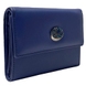 Жіночий гаманець з натуральної шкіри Tony Perotti Swarovski 500N labelia (синій)