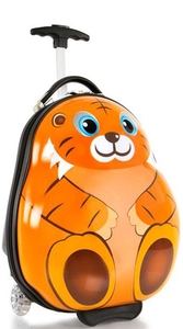 Детский чемодан Heys Travel Tots пластиковый на 2 колесах Tiger 13091-3043-00 (малый), Heys Travel Tots Tiger