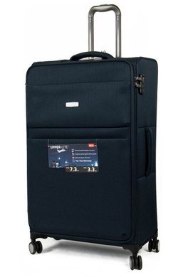 Чемодан IT Luggage Dignified текстильный на 4-х колесах 2344-08-L (большой), ITLuggage-Dignified-Navy