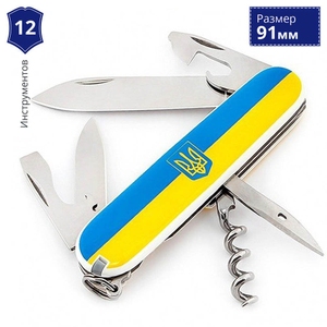 Складаний ніж Victorinox Spartan UKRAINE 1.3603.7R4 (Жовто-Блакитний)
