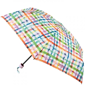 Зонт женский Fulton Soho-2 L859 Rainbow Check (Радужная клетка)