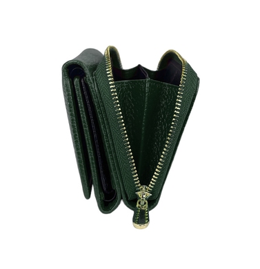 Малый кожаный кошелек Tony Bellucci TB876-1005 темно-зеленого цвета