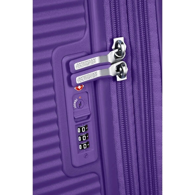 Валіза American Tourister Soundbox із поліпропілена на 4-х колесах 32G*003 (велика), Purple Orchid