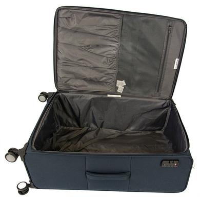 Валіза IT Luggage Dignified текстильна на 4-х колесах 2344-08-L (велика), ITLuggage-Dignified-Navy