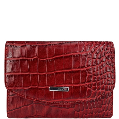 Жіночий гаманець з натуральної шкіри Karya 1192-59 червоного кольору