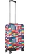 Чохол захисний для малої валізи з неопрену S Прапори світу 8003-0413, Мультіколір-800