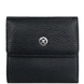 Малий гаманець на кнопці Tergan із зернистої шкіри TG5627 чорного кольору