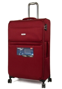 Чемодан IT Luggage Dignified текстильный на 4-х колесах 2344-08-L (большой), ITLuggage-Dignified-Ruby-Wine