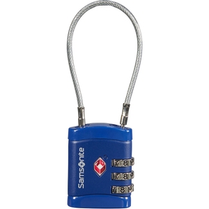 Навісний кодовий замок з системою TSA Samsonite Cablelock CO1*041;11 Midnight Blue