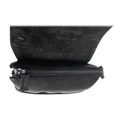 Чоловіча сумка Karya з натуральної шкіри 0785-03 чорного кольору