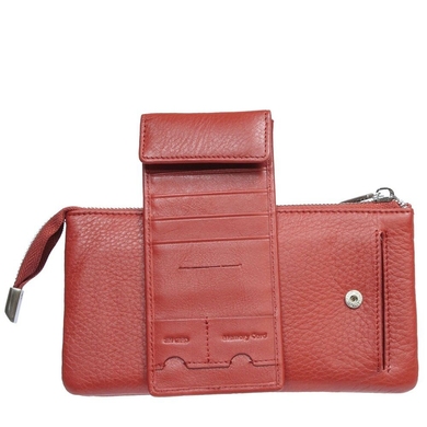 Жіночий гаманець з натуральної шкіри Tony Perotti New Contatto 2651 червоний