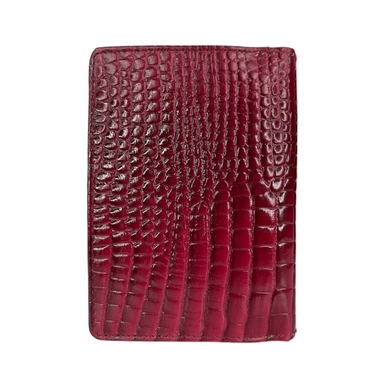 Жіночий гаманець з натуральної шкіри з лаком Karya 2015-507-2 малинового кольору