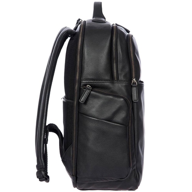 Рюкзак из натуральной кожи с отделением для ноутбука до 15" BRIC'S Torino BR107701 черный