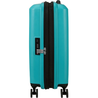 Валіза American Tourister AeroStep із поліпропілена на 4-х колесах MD8*001 Turquoise Tonic (мала)